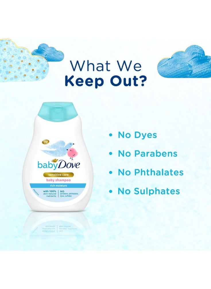 Dove Baby Dove Shampoo, 200 ml (Pack of 2) - Image 3